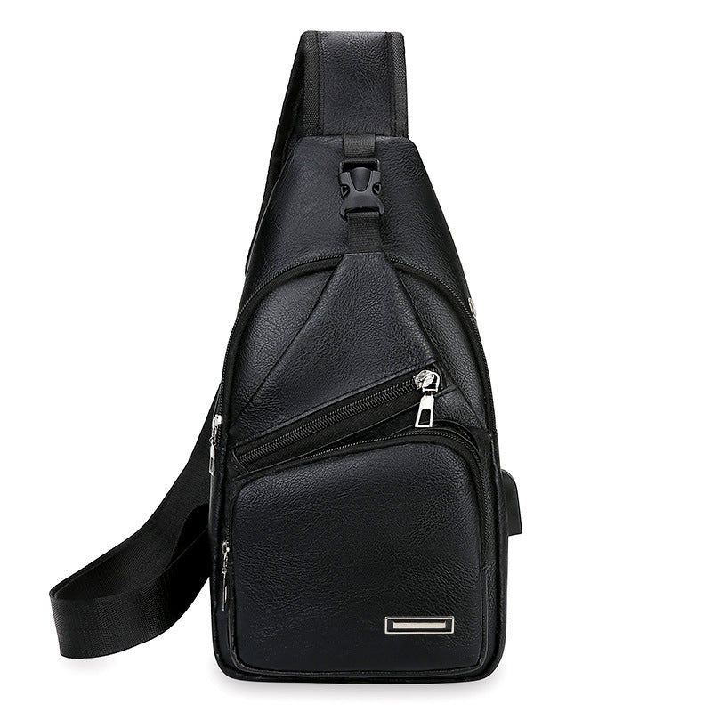 Multi-Compartment Stylish Sling Bag