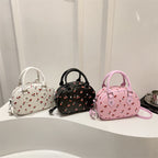 Playful Cherry Print Handbag