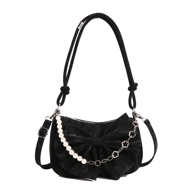 Elegant Bow-Embellished Handbag