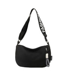 Fashionable shoulder bag with adjustable carrying strap