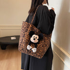 Stuffed Animal Tote Bag with Animal Design