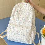 Playful backpack with cat design