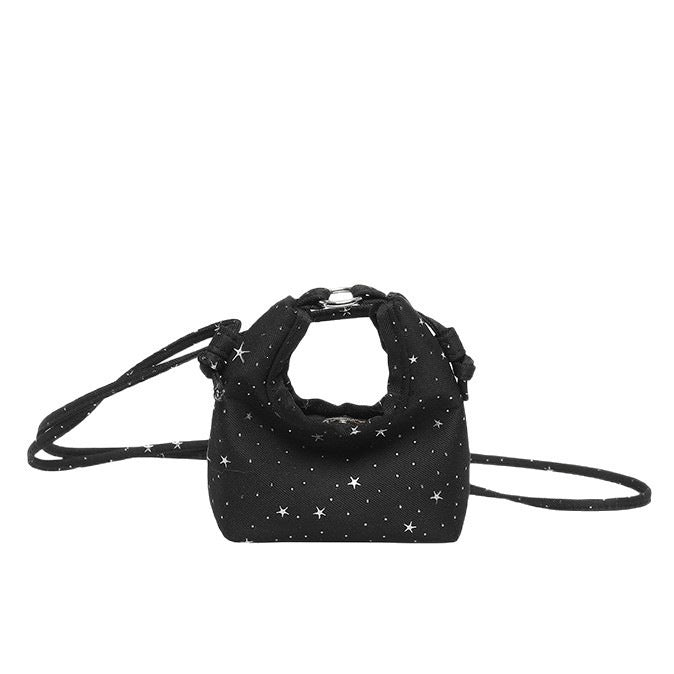 Women's Mini Crossbody Bag with Star Pattern
