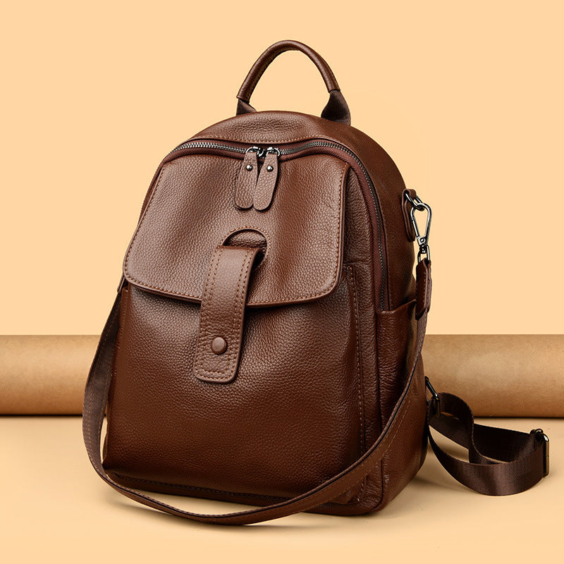 Vegan Leather Multi-Functional Backpack
