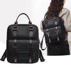Structured Leather Backpack Calm Wears