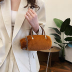 Plush handbag with animal design