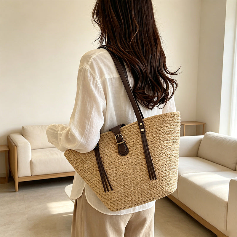 Stylish Woven Beach Tote