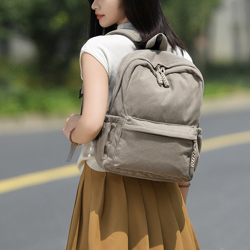 Everyday practical backpack with useful storage