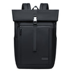 Roll-Top Laptop Backpack with Secure Closure Calm Wears