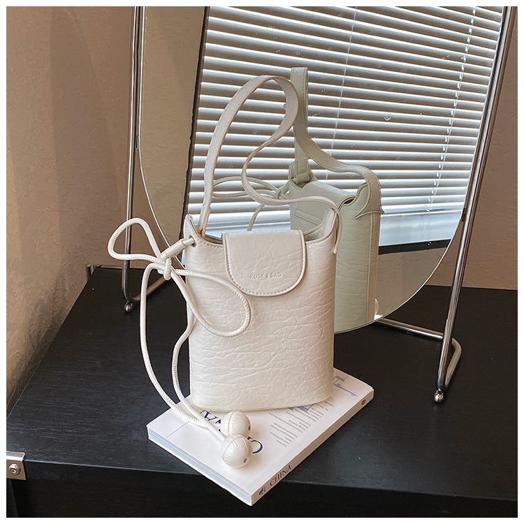 WoModern Textured Mini Crossbody Bag