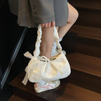 Vintage Lace Drawstring Bag