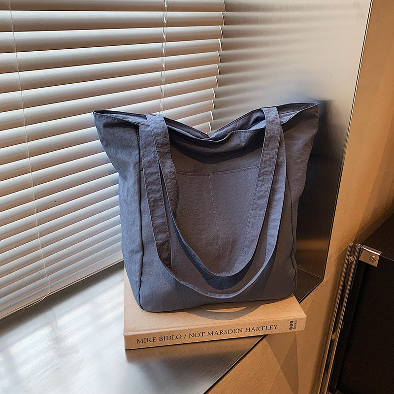 Women's casual tote bag with spacious design and practical inner pockets-https://detail.1688.com/offer/812304993107.html-Calm Wears-Blue-nothing-Calm Wears
