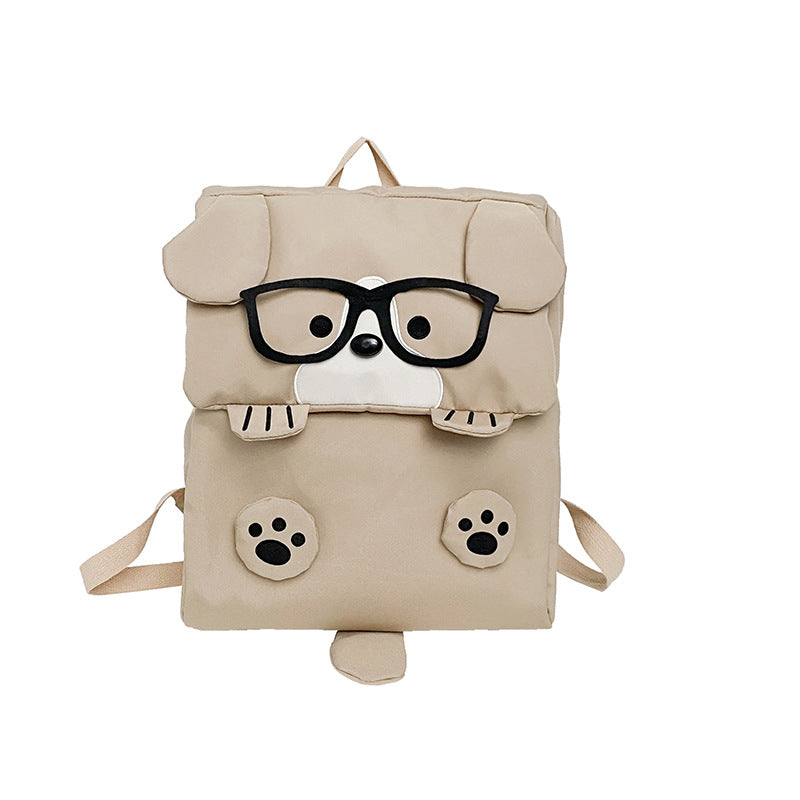Backpack in Creative Dog Design with Funny Details