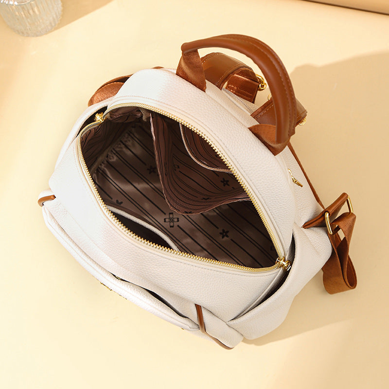 Chic Textured Mini Backpack