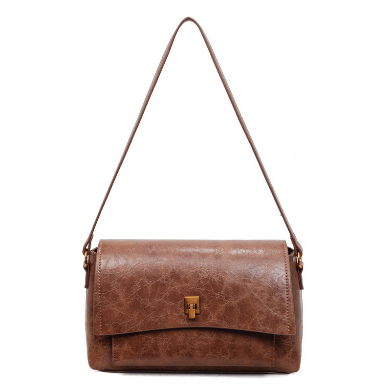 Ladies elegant shoulder bag with textured leather-https://detail.1688.com/offer/993449747221.html-Calm Wears-Braun-nothing-Calm Wears