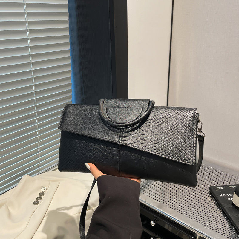 Structured Textured Clutch Bag