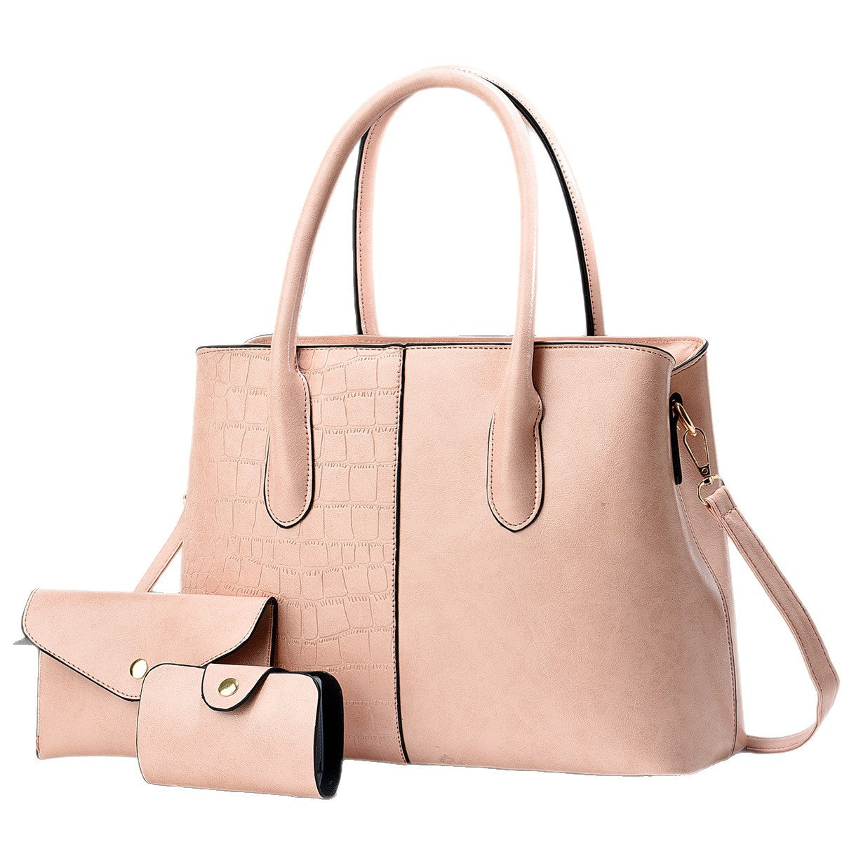 Women's tote bag with removable accessories-https://detail.1688.com/offer/1037927878258.html-Calm Wears-Khaki-3351323-Calm Wears
