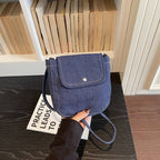 Vintage Denim Crossbody Bag