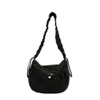 Fashionable Crossbody Bag with Elastic Shoulder Strap
