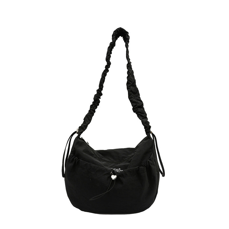 Fashionable Crossbody Bag with Elastic Shoulder Strap
