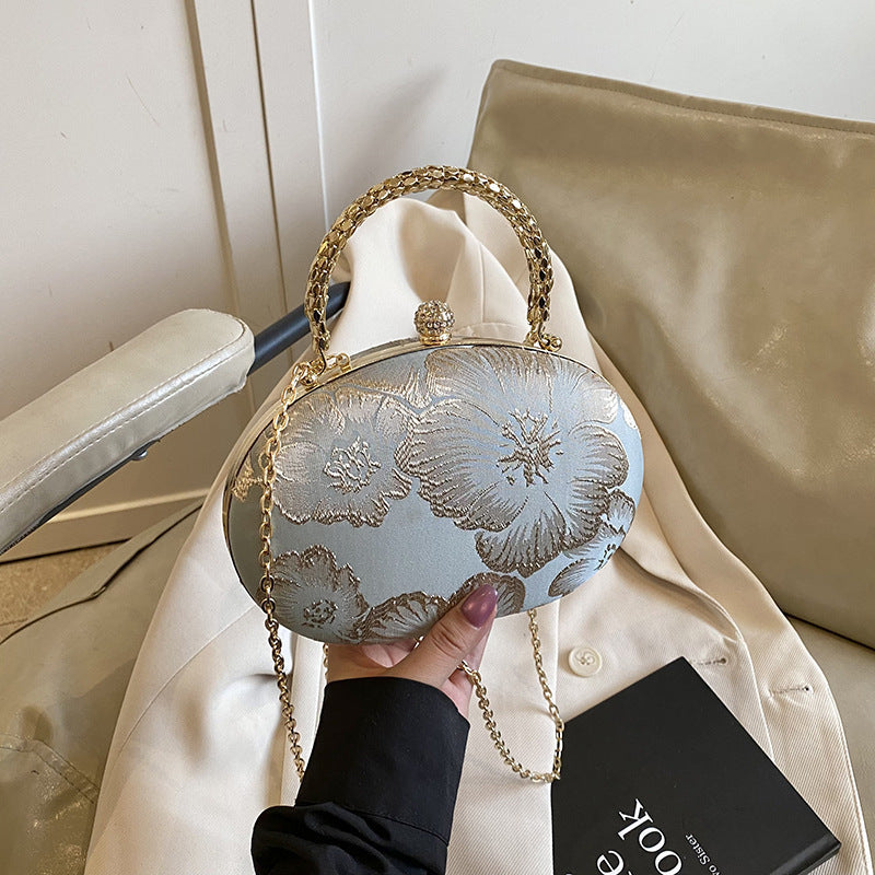 Elegant Floral Evening Clutch