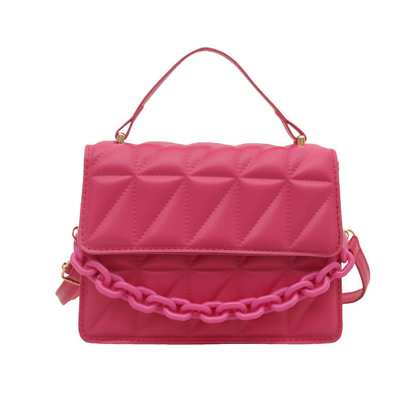 Quilted Mini Satchel Handbag