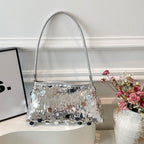WoGlamorous Sequin Evening Shoulder Bag
