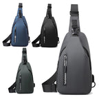 Unisex Innovative Multi-Pocket Sling Bag