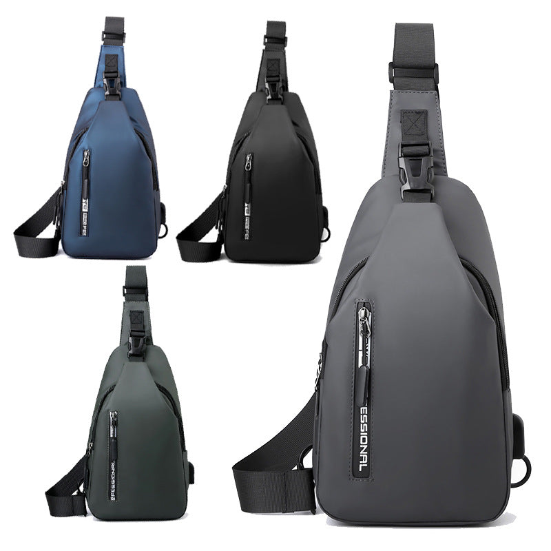 Unisex Innovative Multi-Pocket Sling Bag