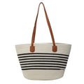 Stylish Striped Beach Tote Calm Wears