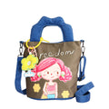 Plush handbag in the cheeky children's motif