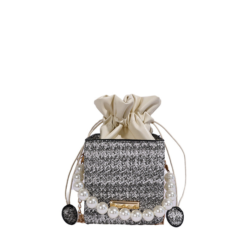 Stylish Textured Mini Handbag