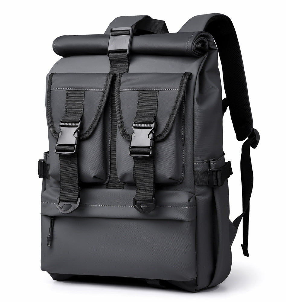 Roll-Top Urban Backpack Calm Wears