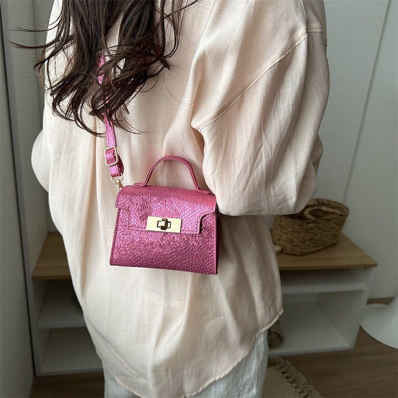 Women's mini handbag in stylish glamour style
