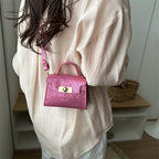 Women's mini handbag in stylish glamour style