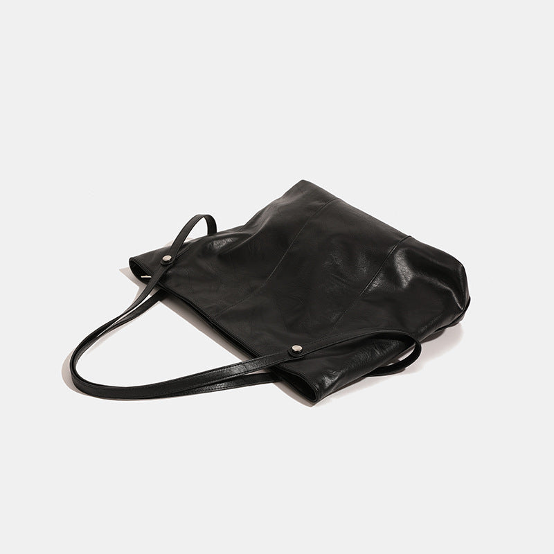 Women stylish XXL tote with elegant structure-https://detail.1688.com/offer/801281420603.html-Calm Wears-Black-nothing-Calm Wears