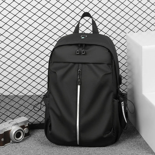 Ergonomic everyday backpack with innovative compartments and waterproof material-https://detail.1688.com/offer/807359843941.html-Calm Wears-Black-nan-Calm Wears