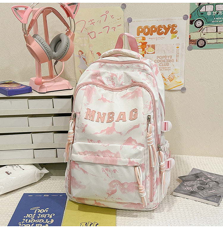 Stylish Travel School Backpack-https://detail.1688.com/offer/1057500818639.html-Calm Wears-Pink-Calm Wears