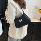 Elegant Bow Detail Crossbody Bag