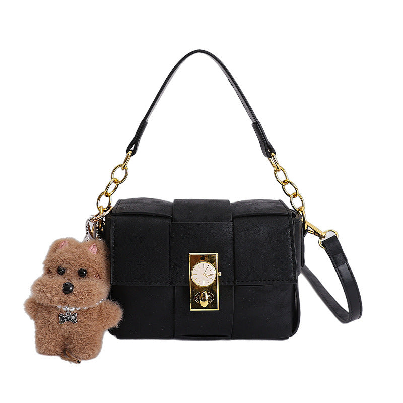 Women's shoulder bag with removable pendant-https://detail.1688.com/offer/1026518349840.html-Calm Wears-Black-nothing-Calm Wears