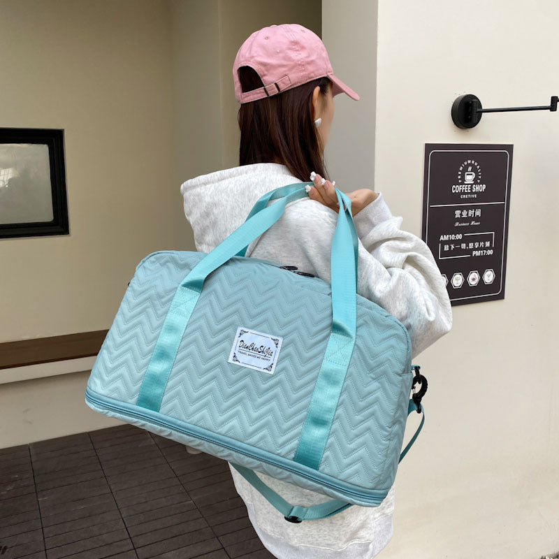 Stylish Quilted Travel Duffel