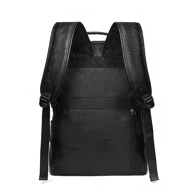 Premium Leather Laptop Backpack