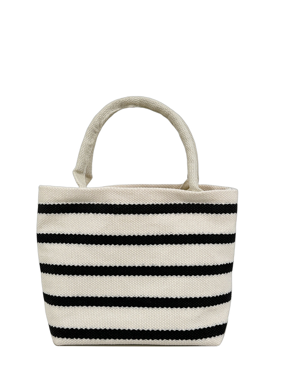 WoStriped Canvas Tote Bag