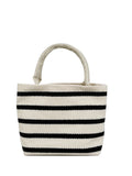 WoStriped Canvas Tote Bag