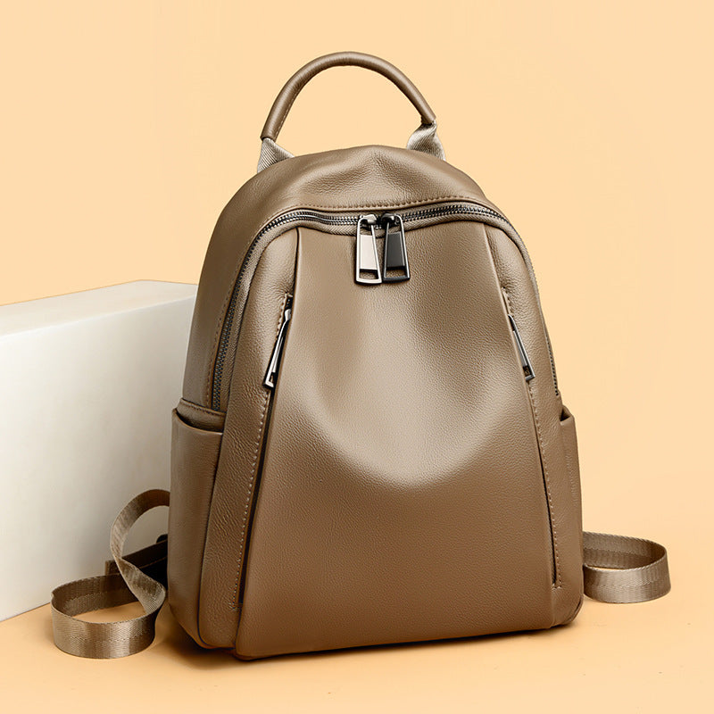 Premium Soft Leather Backpack