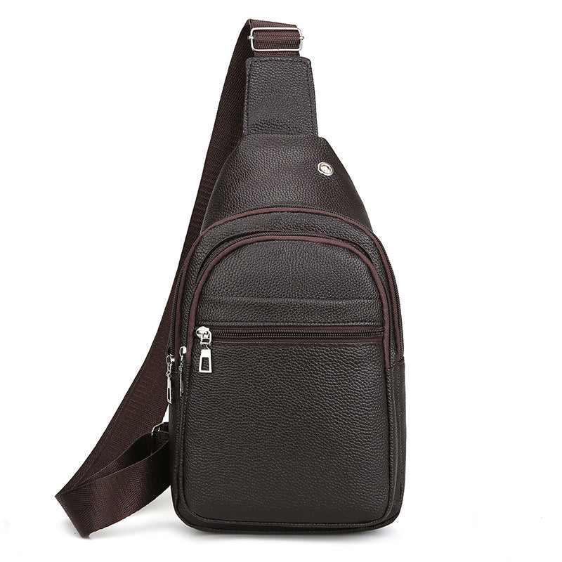 Premium Leather Sling Backpack