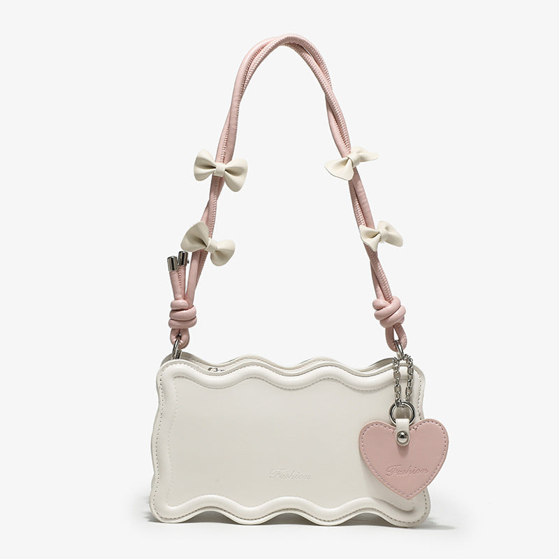 Women's mini handbag with creative wave pattern and playful pendant-https://detail.1688.com/offer/730768476501.html-Calm Wears-Rosa-nothing-Calm Wears