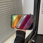 Colorful Metallic Chic Crossbody Bag