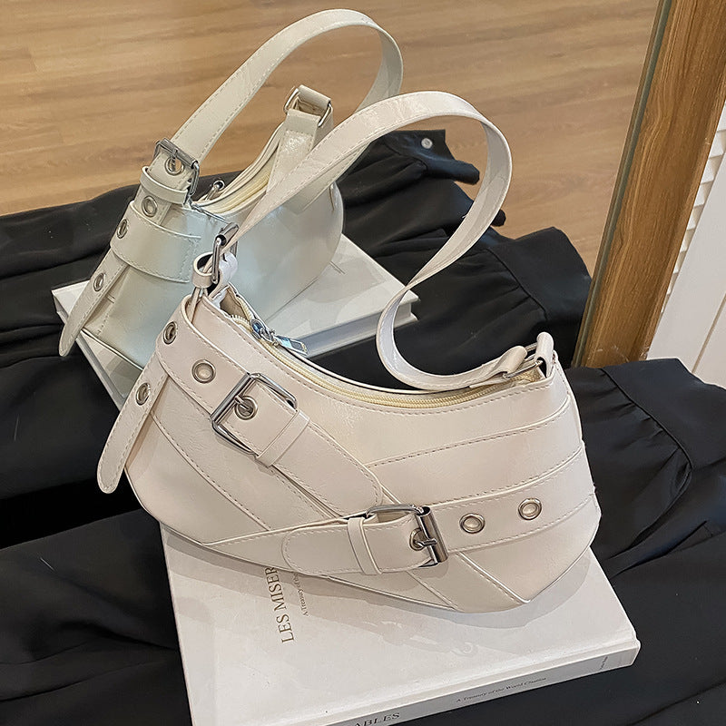 Stylish Patent Leather Shoulder Bag