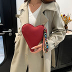 WoHeart-Shaped Compact Handbag